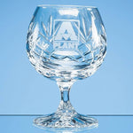 280ml Glencoe Lead Crystal Panel Brandy Glass LOS12  5"/12.4cm