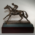 Horse - Flat Racer trophy. A 9 inch bronze horse award. Brilliant trophy or gift for a horse lover-H3