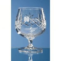 Flamenco Crystalite Panel Brandy Glass HM65 - 28 4.5"/11cm