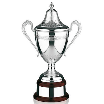 Silver Golf Trophy The Riviera Cup with Lid 20.5"/52cm  -17-L100C