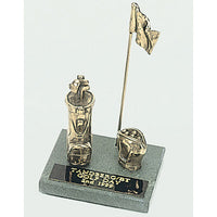 Golf trophy of Miniature Golf Bag Practice bag & Flag 3x2"/8x5.5cm - Min6