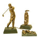 3 Golf Trophies in a Prize Package PP2