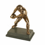 Portrait sculpture of Gareth Edwards rugby trophy. A great player. A superb rugby award-R2