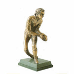 Rugby Player passing ball. Highest quality rugby trophy and award-S12