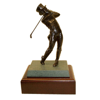 Johnnie Walker Golfer 8.5" in Patinated Bronze S11PT
