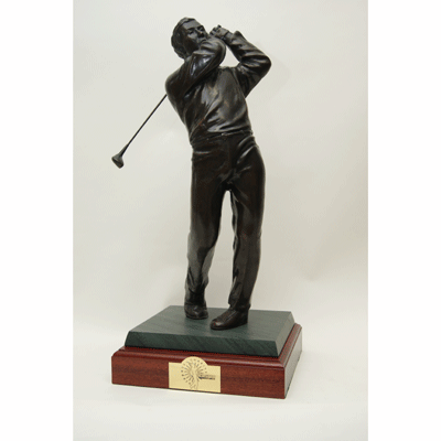 Perpetual Golf trophy of  Golfer Driving - 23"/58cm S49