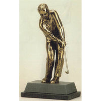 Golf trophy prize of golfer chipping - 8.5"/22cm 