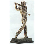 This lovely bronze piece is the perfect illustration of a golfer at the completion of his tee shot. A modern powerful figure used to driving the ball prodigious distances. The bright bronze finish makes it stand out as a special gift as well as a prize. This classic, handmade figure is perfect as a prize or trophy at the highest level.