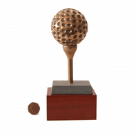 Golf trophy Bronze Golf Ball  7"/18cm SC45C