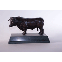 Patinated Bronze Pedigree Bull 8" - 30cm -SC86P